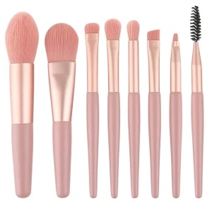 JEEZSA Premium Makeup Brush Set (8 Pcs Set / Mix Color)