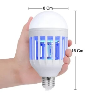 JEEZSA 15W Mosquito Killer Lamp E27 Summer Moths Flying Insects Led Zapper Mosquito Killer Lamp Light Bulb Household