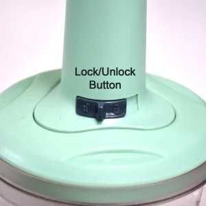 JEEZSA 2-in-1 Push Chopper 800ml with Stainless Steel Blade for Quick Food Prep