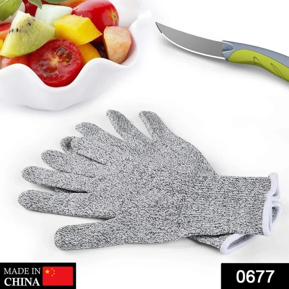 JEEZSA Anti Cutting Resistant Hand Safety Cut-Proof Protection Gloves (Multicolour)