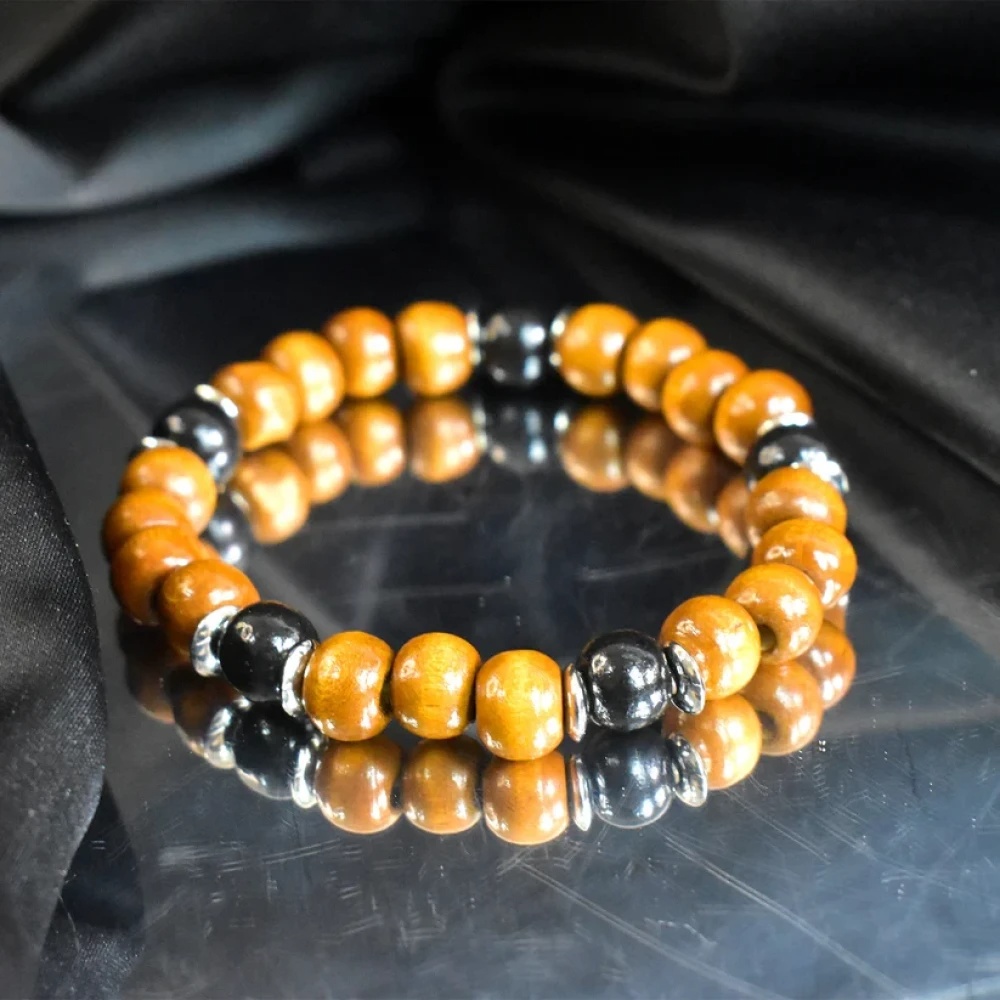 JEEZSA Bracelet for Women Men Eye Bracelets on Hand Healing Reiki Bead Crystal Bangles