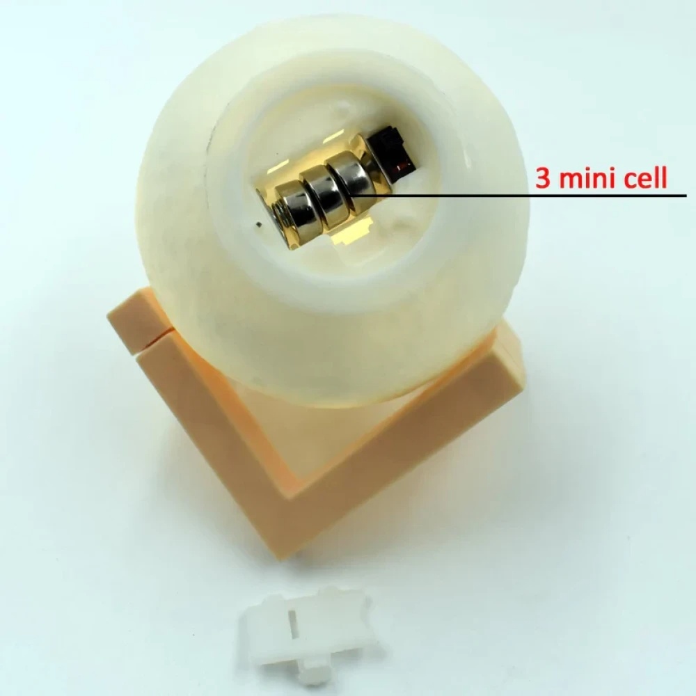 JEEZSA 3D Power Moon Lamp with Touch Control Adjust Brightness / One color