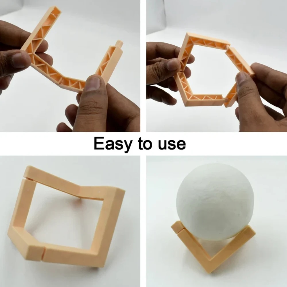 JEEZSA 3D Power Moon Lamp with Touch Control Adjust Brightness / One color