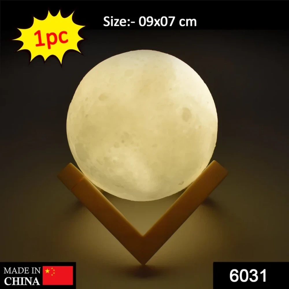 JEEZSA 3D Power Moon Lamp with Touch Control Adjust Brightness / One color