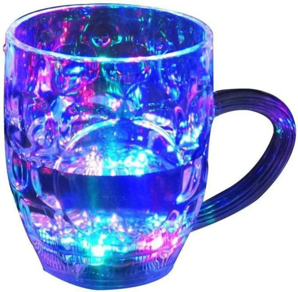 JEEZSA Led Glass Cup (Rainbow Color)