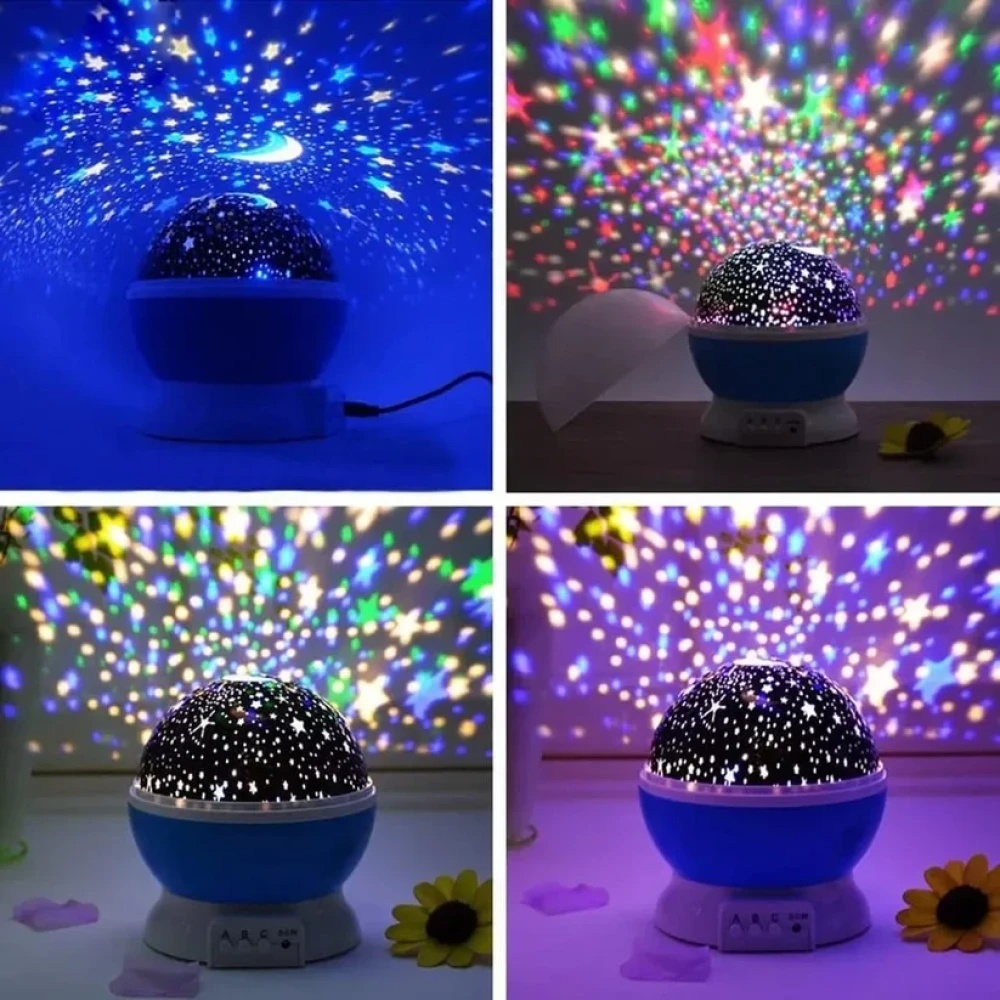 JEEZSA Colour Changing Good Night Star Master Rotating Projection Night Lamp